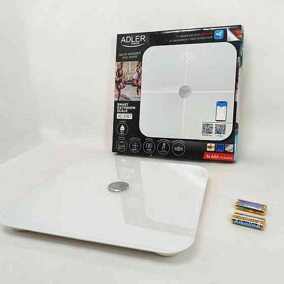 Умные весы с измерением имт, Весы электронные умные Напольные фитнес с анализом тела CS-91 Львов