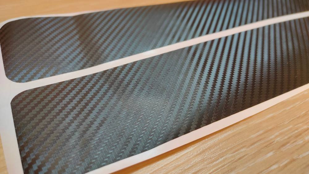 Наклейка під карбон на пороги авто 4 штуки Київ - фото 5