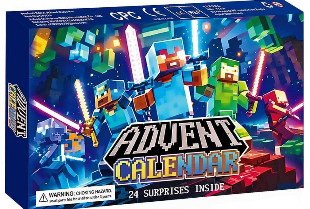 Новогодний адвент календарь Лего Майнкрафт на 24 окошка. Харьков - изображение 8