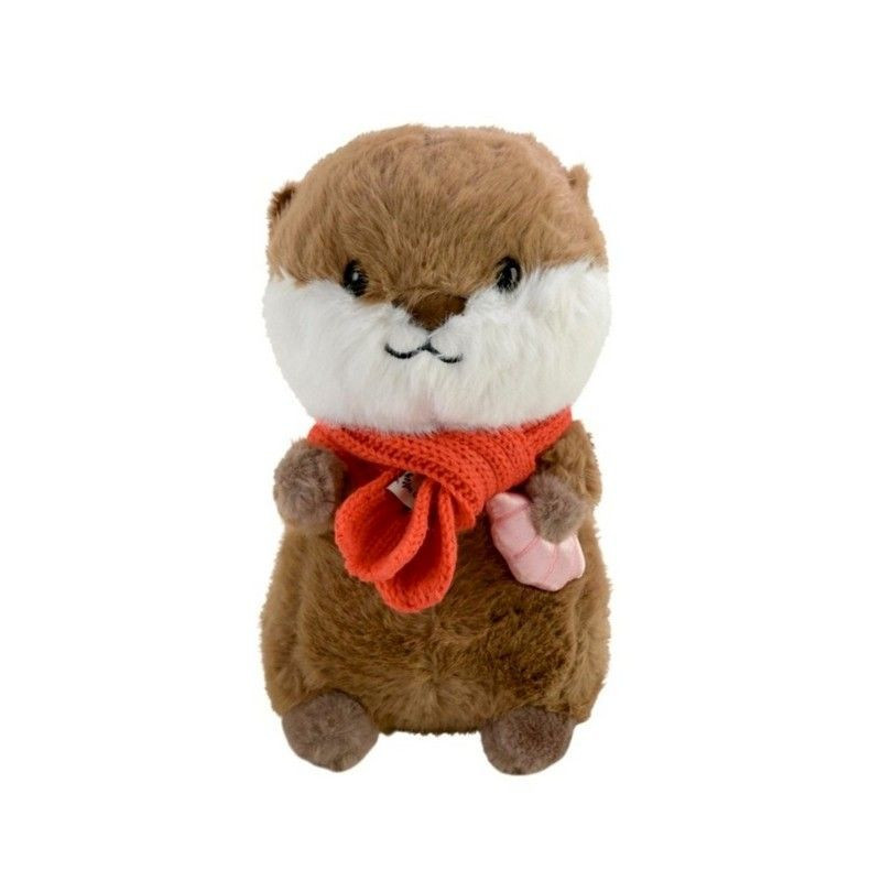 Дитяча м'яка іграшка "Видреня" C8502 з мушлею, розмір 28 см Вінниця - фото 1