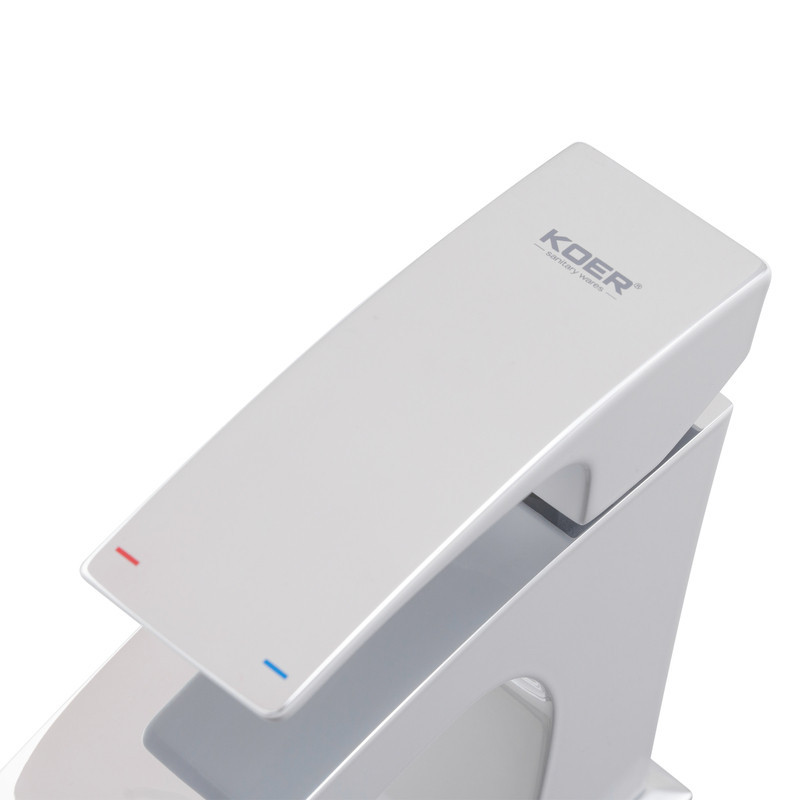 Смеситель для умывальника Koer KB-10007-04 хром с белым (KR5149) Харьков - изображение 7