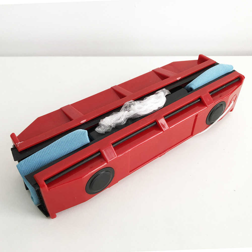 Щітка магнітна для миття скла з двох сторін Glider Червона WL-42 Івано-Франківськ - фото 5