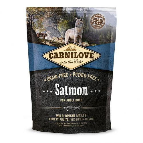 Сухой корм Carnilove Salmon для взрослых собак всех пород, лосось, 1,5 кг Киев - изображение 1