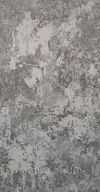 Шпалери вінілові на флізеліні Marburg Memoria 1.06х10 під штукатурку під старовину чорні сірі срібло Київ - фото 2