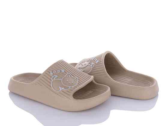 Жіночі шльопанці пінка foam Котик бежевий 38/39 — 23.5 см Київ