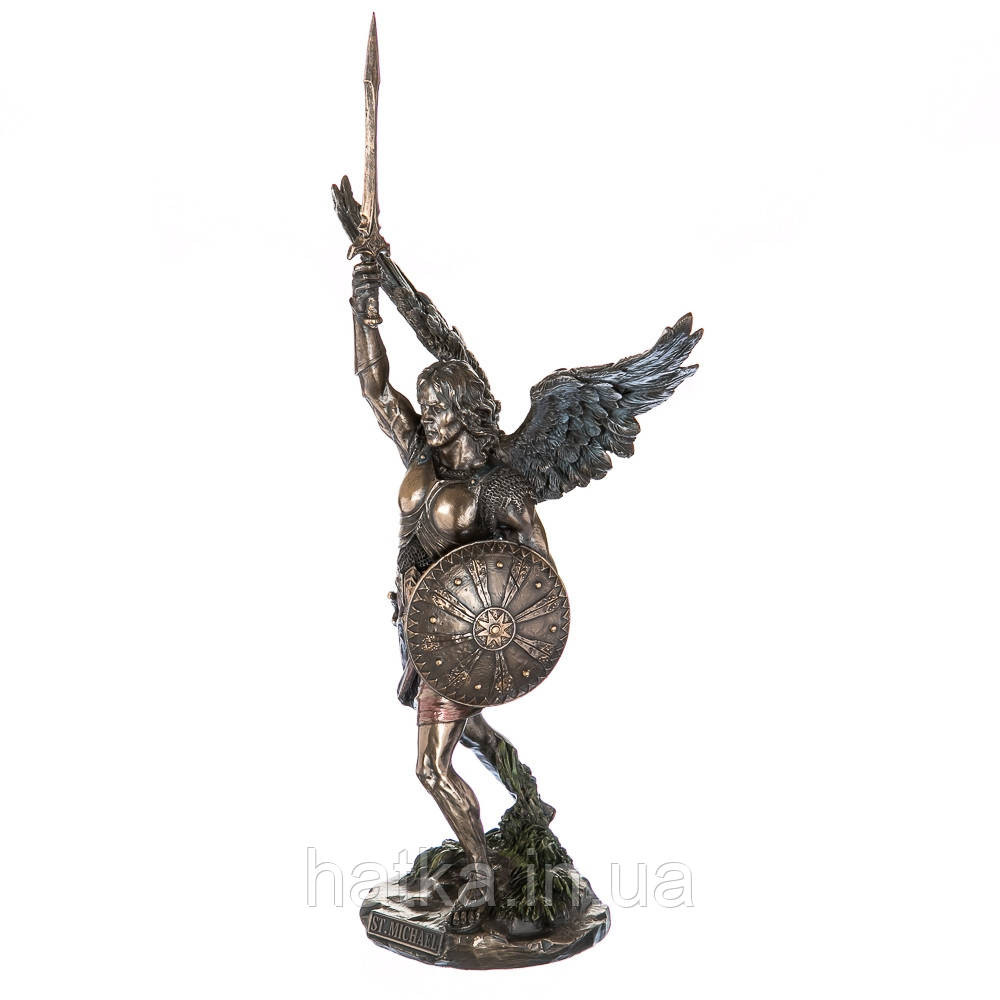 Статуэтка Veronese Архангел Михаил 44х15 см  полистоун с бронзовым покрытием 75889A4 Киев - изображение 1