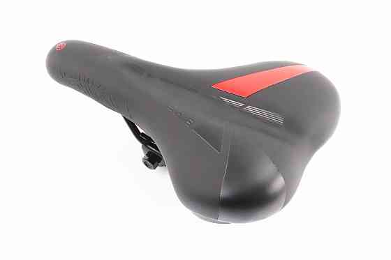 Сидіння MTB 270x160мм, чорно-червоне CPO-2032 Київ