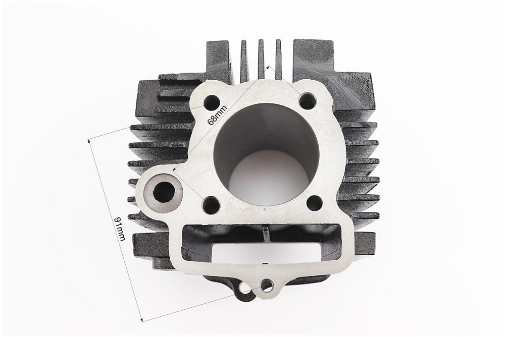 Циліндр к-кт (цпг) 100cc-50мм (палець 13мм, висота циліндра 69мм) жовта коробка Киев - изображение 4