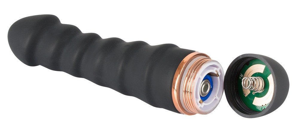 Чорний оксамитовий вібратор Bendy Ripple Vibrator з 20 режимами вібрації Sex Aura Київ - фото 6