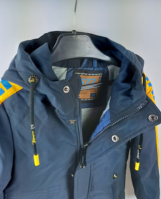 Демісезонна куртка для хлопчиків у синьому кольорі 128 Миколаїв - фото 3