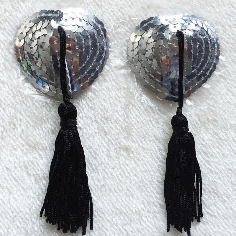 Стікіні з кісточками і паєтками one size сріблястий Київ - фото 6