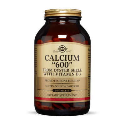 Мінерали Solgar Кальцій 600, Calcium 600, 240 таблеток (SOL-00417) Вінниця - фото 1
