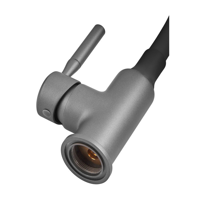 Змішувач для кухні Zerix Atrium-011-T Graphite Refl.Black (Колір графіт+силіконовий вилив чорний) (ZX6106) ( 16205 ) Харьков - изображение 2