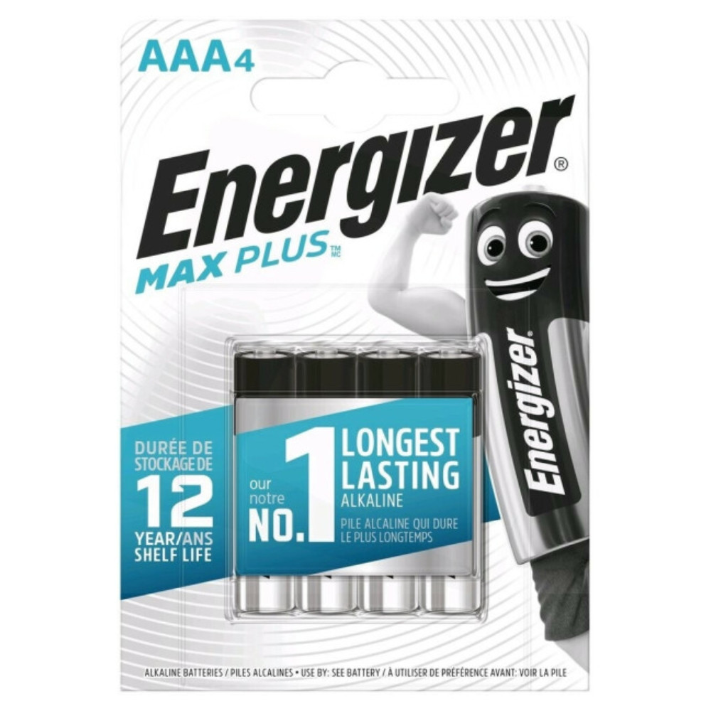 Батарейка Energizer LR3/AAA Max Plus Alkaline (4шт) Київ - фото 1