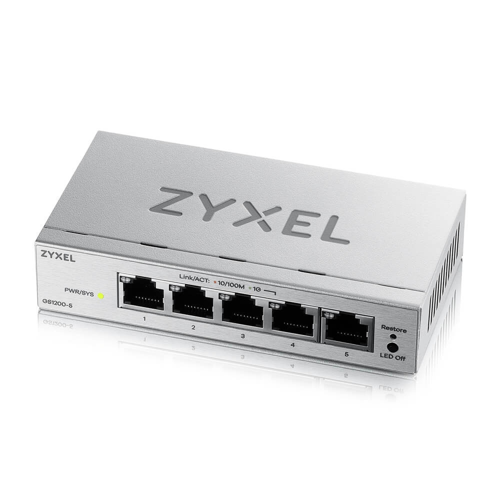 Комутатор ZYXEL GS1200-5 v3 (GS1200-5V3-EU0101F) ( 22502 ) Харків - фото 8
