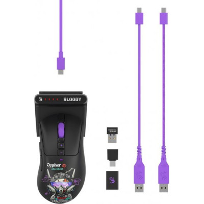 Мишка A4Tech Bloody R73 Ultra Duo Wireless Cypher Ghost (4711421002370) Вінниця - фото 8