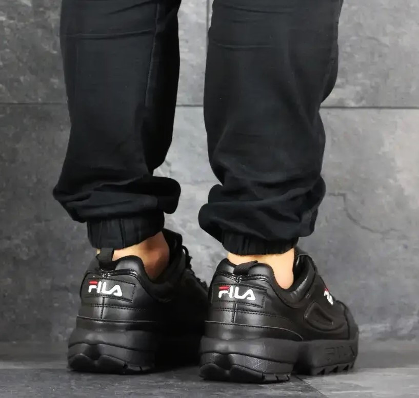 Кросівки FILA Disruptor Чорні Філа Чоловічі (розміри: 42,43,44) Відео Огляд Дніпро - фото 7