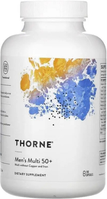Мультивитамины для мужчин 50+ Thorne Men’s Multi 50+ 180 капс Киев - изображение 1