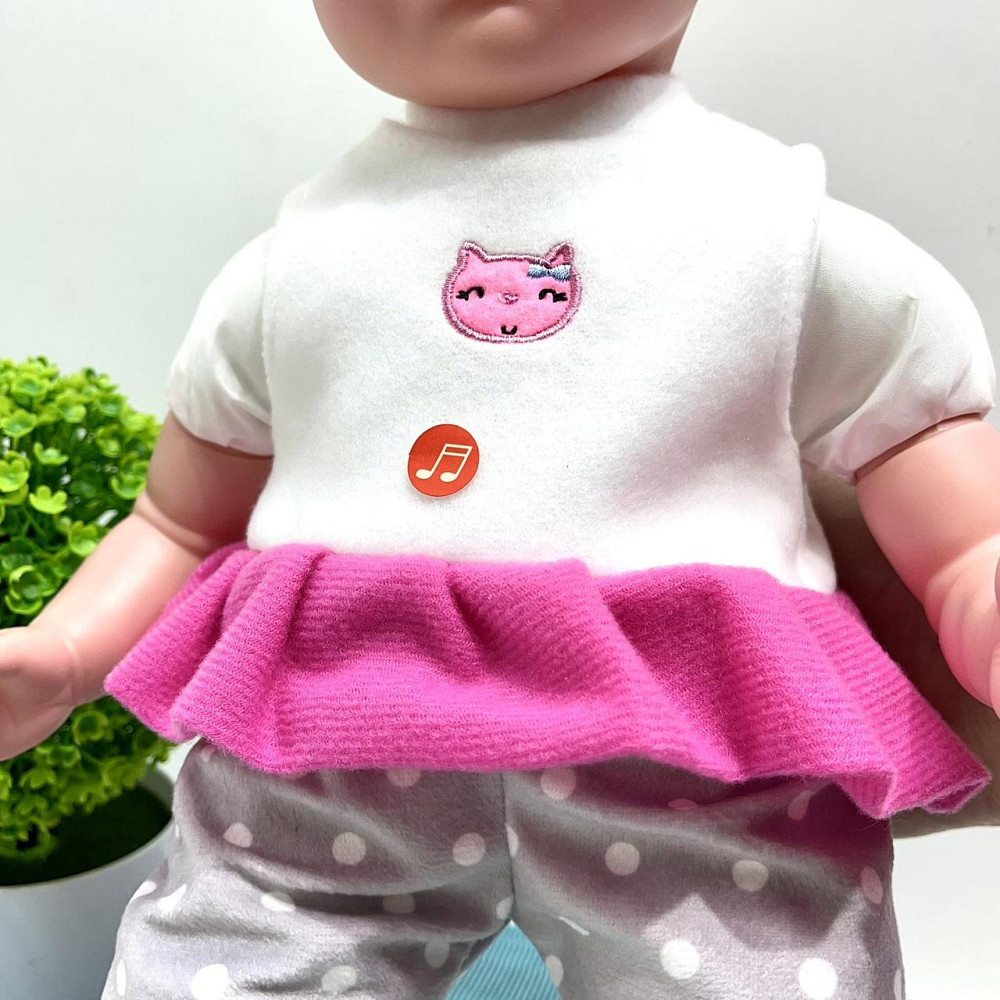 Пупс Країна Іграшок Чудо малюк відтворює веселі мелодії колискові або фрази Рожевий (PL-525-116) Чернигов - изображение 4