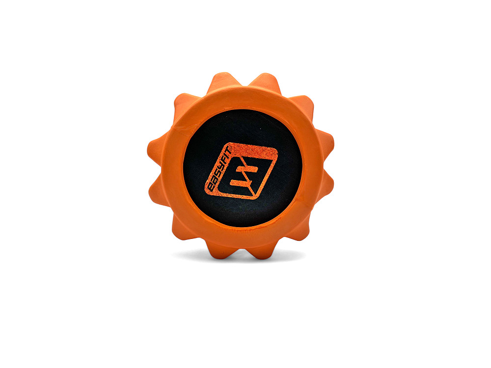 Масажний ролик EasyFit Solid Roller v.1.2s 33х13 см помаранчевий Коломыя - изображение 2
