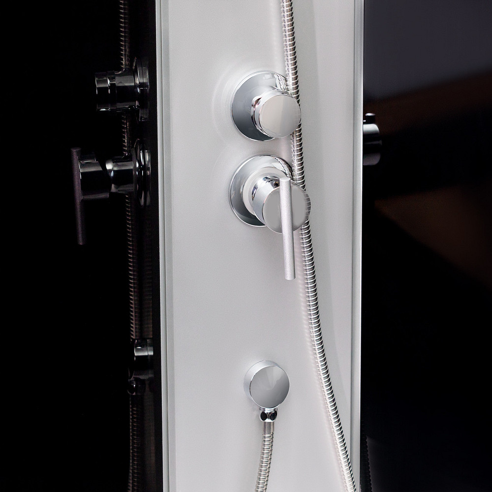 Душевой бокс Lidz Tani SB90x90.SAT.HIGH.GR, стекло тонированное 4 мм Киев - изображение 3