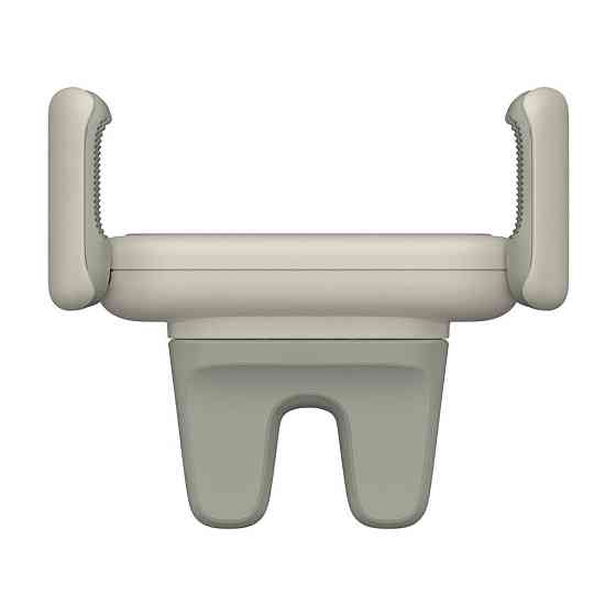 Автомобільне кріплення для смартфона 4.7-6.7" Steel Cannon 2 (На решітку) Baseus Кремово-Біле Винница