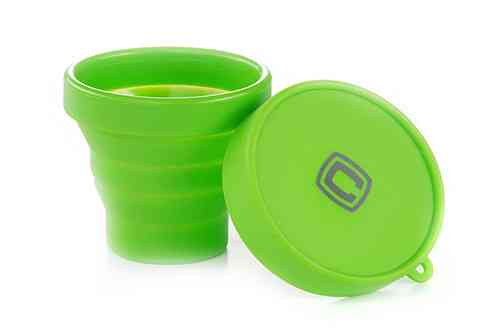 Чашка складана з кришкою зелена 150мл СИЛА Київ