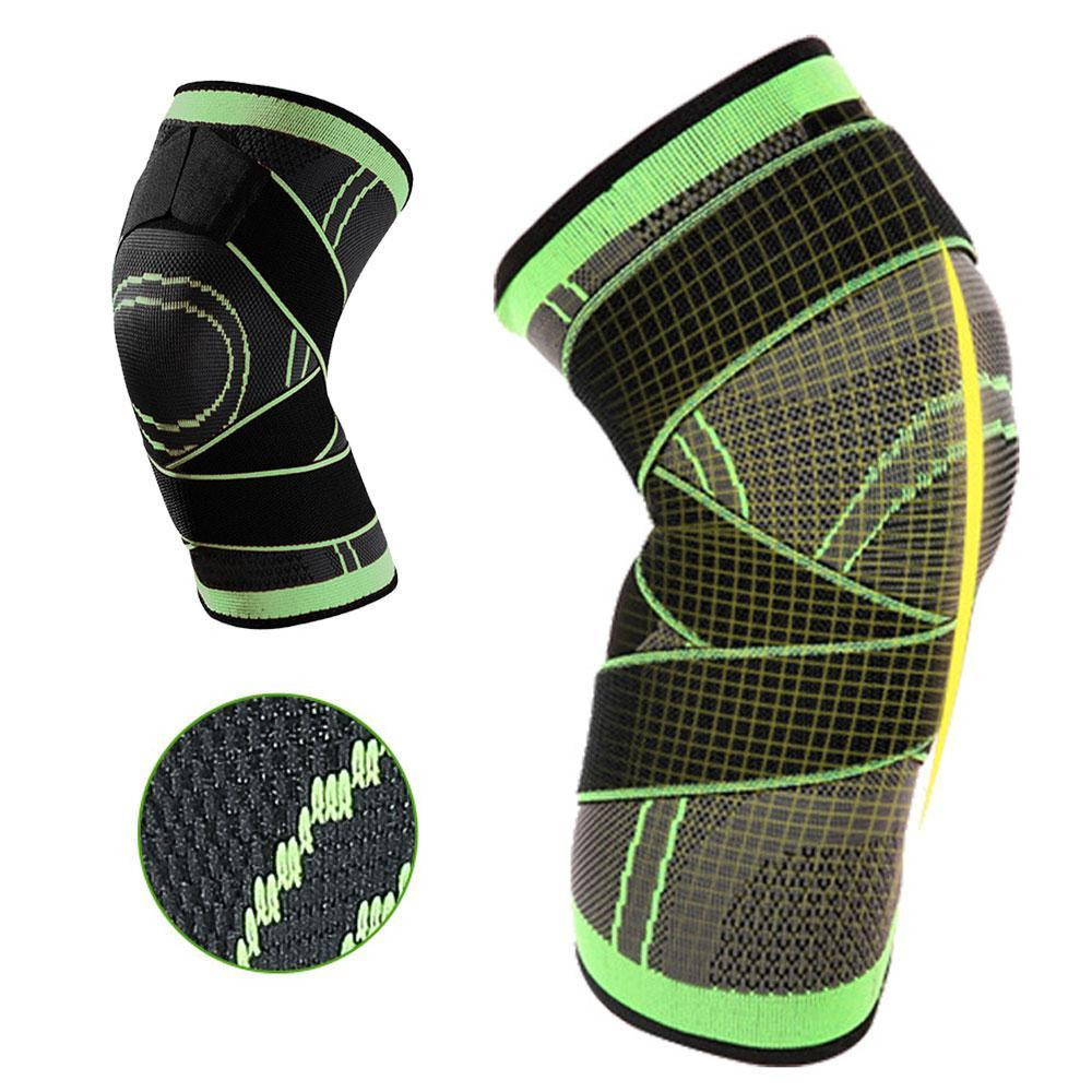 Бандаж колінного суглоба XL, KNEE SUPPORT WN-26, Зелений / Фіксатор колінного суглоба / Наколінник еластичний Київ - фото 9