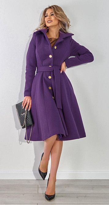 М'яке приталене пальто (42) Київ - фото 3