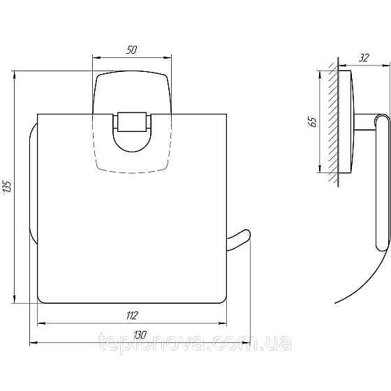 Держатель туалетной бумаги Perfect Sanitary Appliances RM 1601 Черновцы