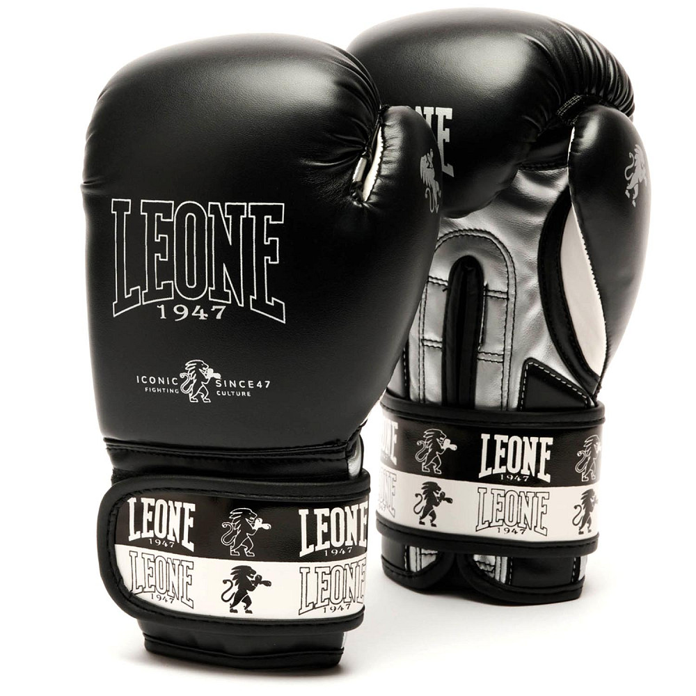 Дитячі боксерські рукавички Leone Iconic Black 6 ун. Каменское - изображение 1