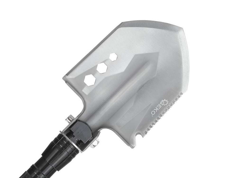 Лопата саперка "GeKo" складана тактична багатоцільова 13х16+ 57 см Київ - фото 4