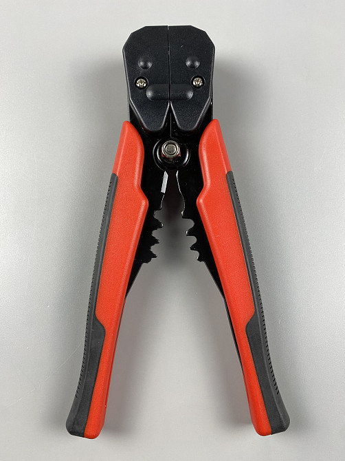 Професійні кліщі для зняття ізоляції, обрізки дротів та обтиску клем 205 мм Мукачево - фото 5