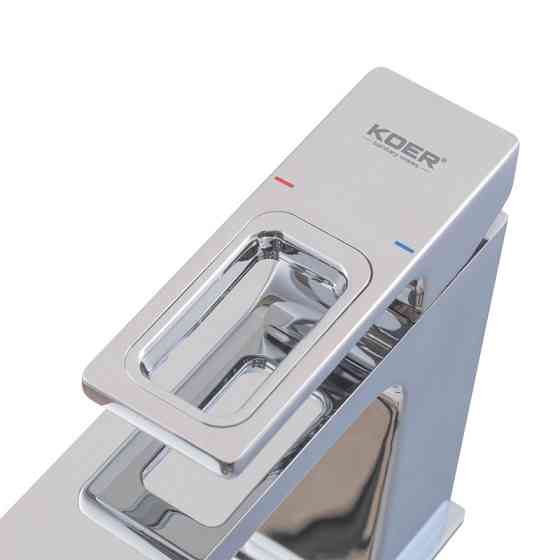 Смеситель для умывальника Koer KB-10009-01 хромированный KR3498 Харьков