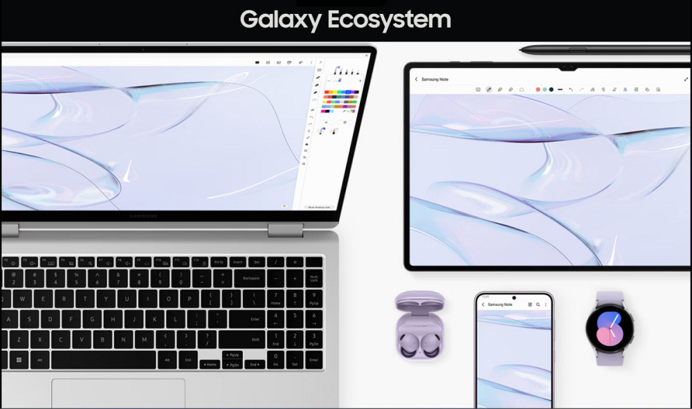 Ноутбук Samsung Galaxy Book3 360 NP750QFG Intel Core i7-1360P 16/512GB SSD графіт (непомітний нюанс скла дисплея) Миколаїв - фото 4