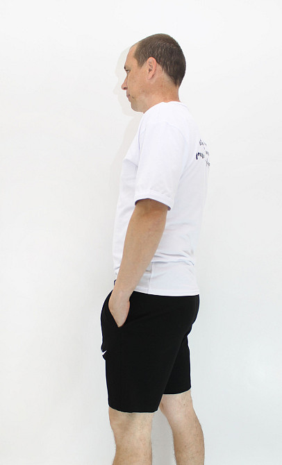 Шорти чоловічі спортивні Чорний М Харків - фото 4