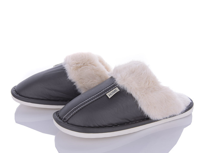 Капці чоловічі теплі закриті сірі Одеса - фото 2