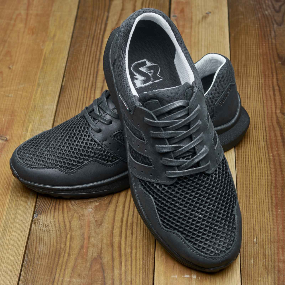 Літні шкіряні мокасини сітка чорні чоловіче взуття 192 черн Харьков - изображение 8