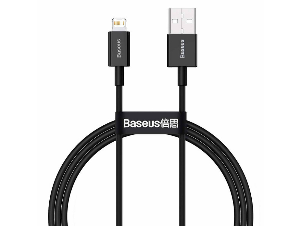 Кабель Baseus USB - iPhone, 2м, 2.4A, черный Киев - изображение 3