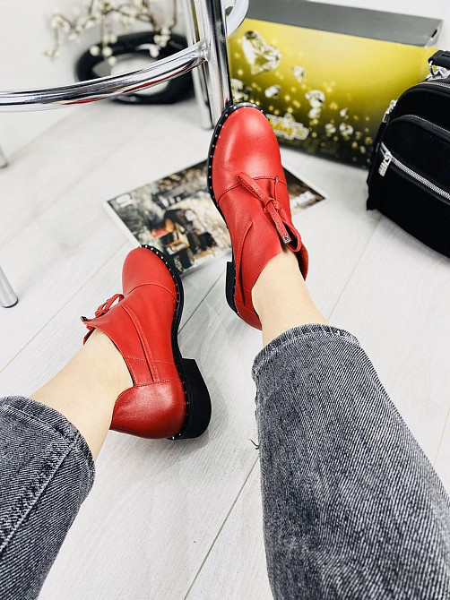 Sothby 's Туфлі жіночі Sothby 's T-593/2 червоні (весна-літо, шкіра натуральна) (2750) Коломыя - изображение 7