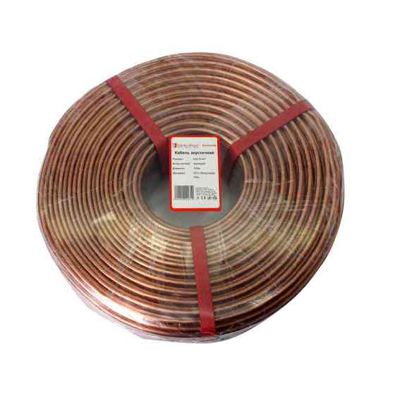 Кабель акустичний 2x2,5 мм²  OFC, прозорий Дніпро