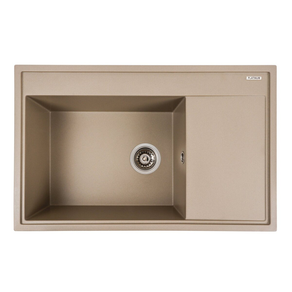 PLATINUM Гранітна мийка для кухні Platinum 7950 AZURIT матовий Титан Київ - фото 1