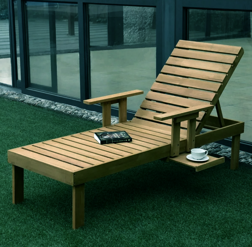 Шезлонг садовий "Тархуна" мускат Миколаїв - фото 1