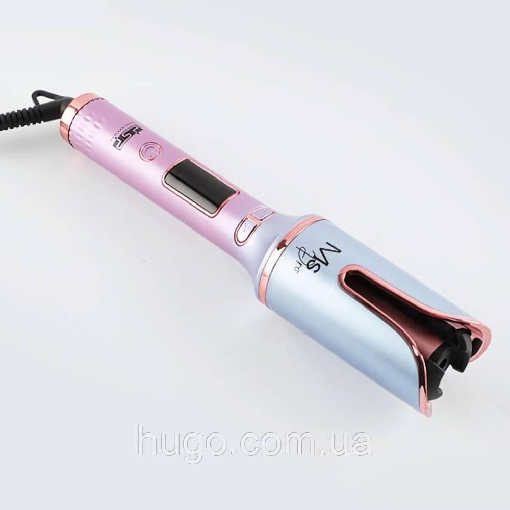 Автоматична плойка для завивання волосся автостайлер рожева Одеса - фото 5