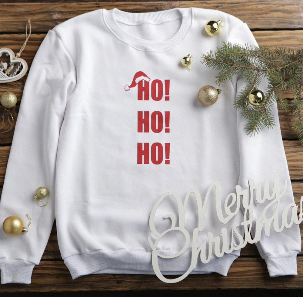 Женский\Мужской Новогодний Свитшот - Ho Ho Ho Черновцы - изображение 1