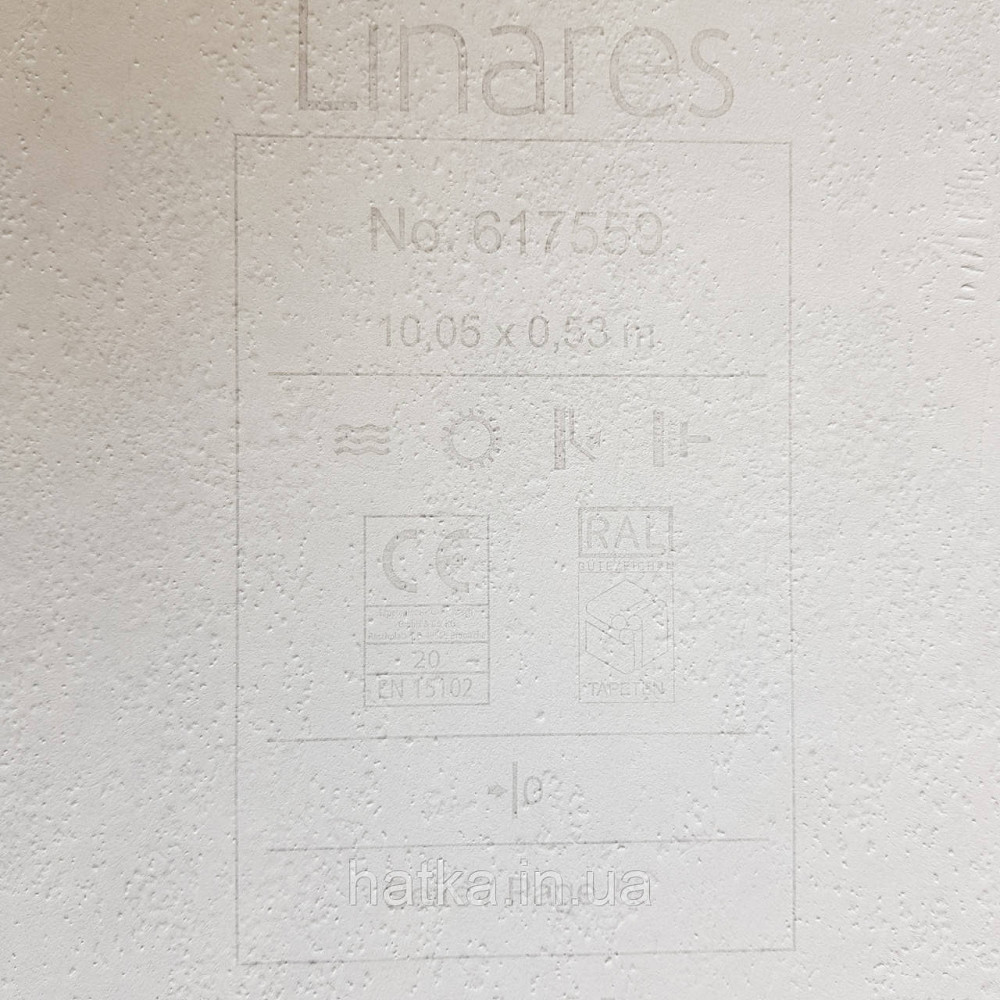 Шпалери вінілові на флізелін Rasch Linares 0.53х10 смуги ялинкою ефект потертості чорні з золотом 617559 Київ - фото 5