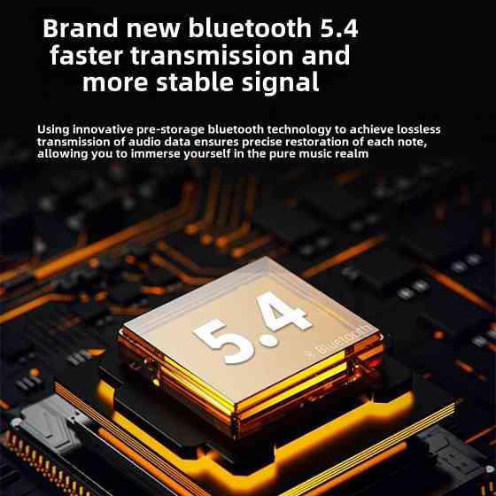 Бездротові Bluetooth навушники TWS Bluetooth 5.3 з сенсорним LCD дисплеєм, ANC шумозаглушенням, Hi-Fi, вологозахист Київ