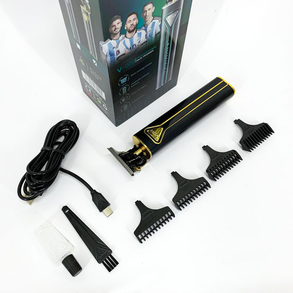 Перезаряджається набір для стрижки волосся VGR V-009, Машинка для стрижки акумуляторна з насадками HF-31 Івано-Франківськ - фото 2
