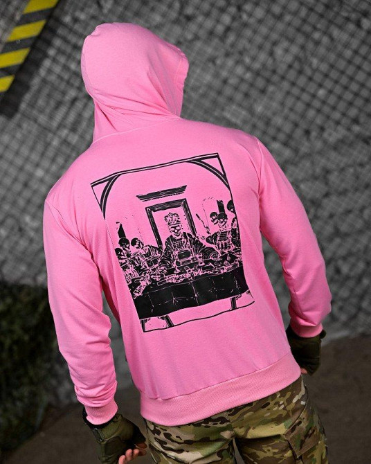 Тактичне худі MAKLIN вечеря рожева ДЛ7069 Одеса - фото 5