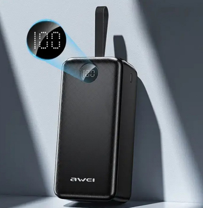 Моб. Зарядка POWER BANK AWEI P91K 22,5W 50000mah/ Одесса - изображение 2